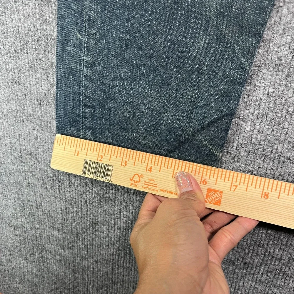 Levi's 511 Jeans Men's Blue Wash Denim Stretch Slim Straight Fit Zip Fly - 30x27